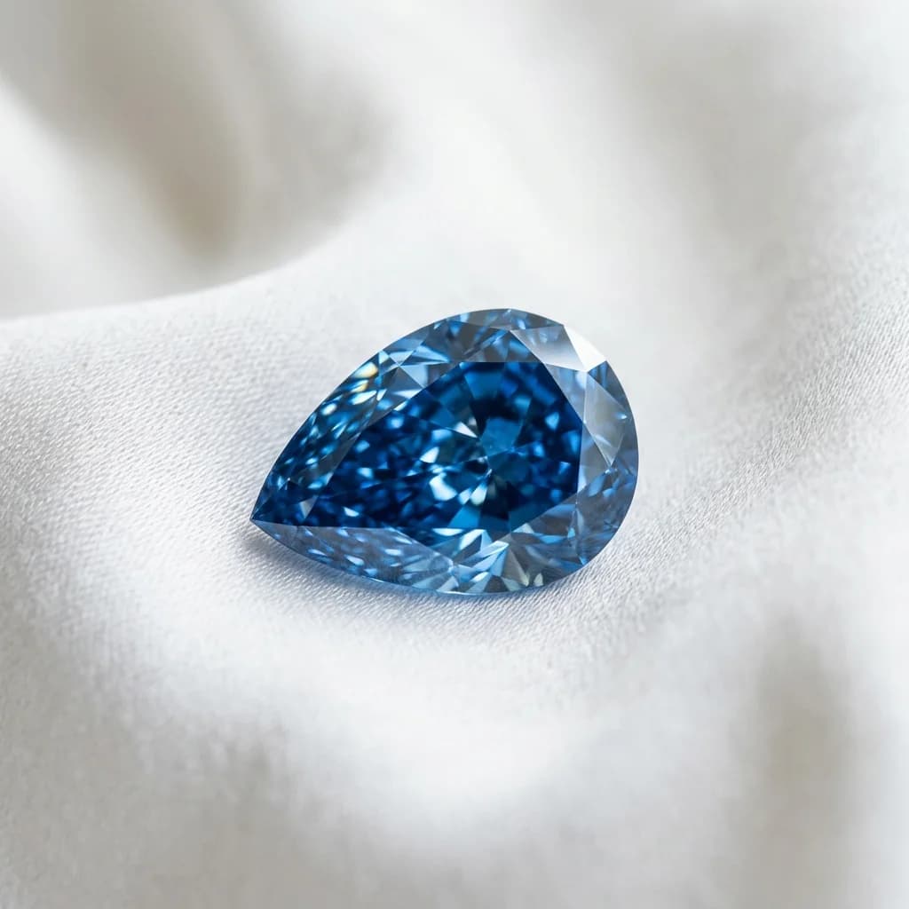 1.4 Carat Blue Diamond Solitaire