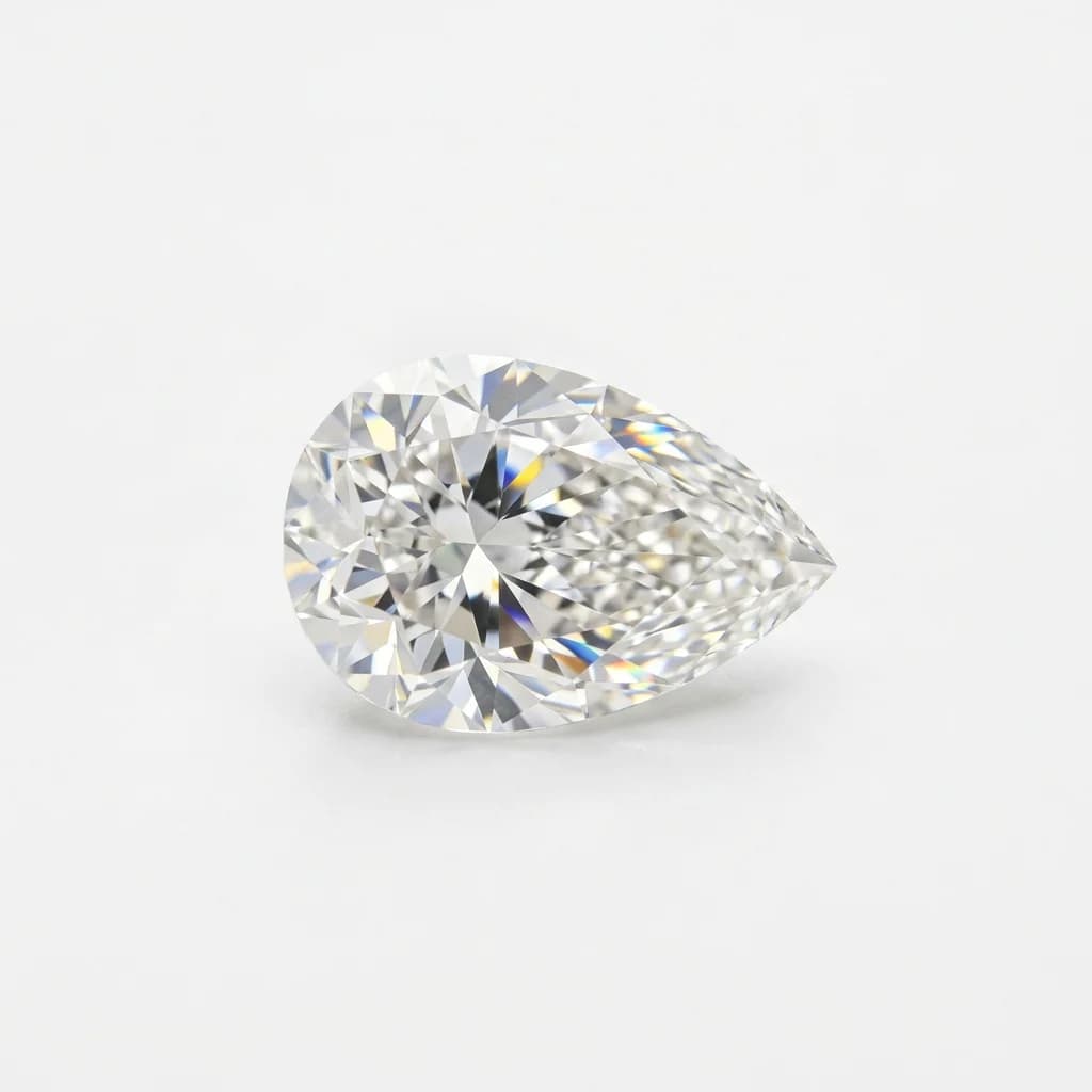 1.42 Carat Pear Diamond Solitaire
