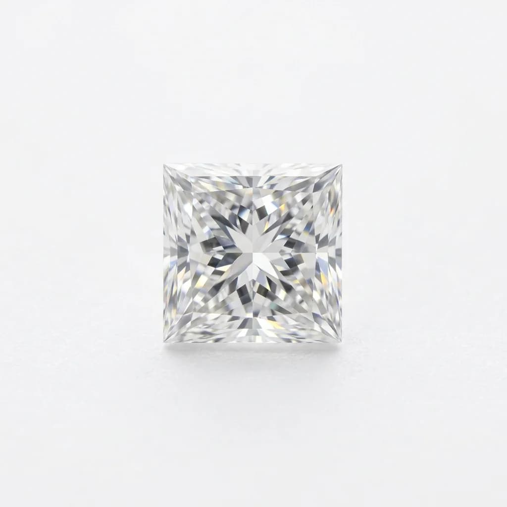 1.48 Carat Princess Diamond Solitaire